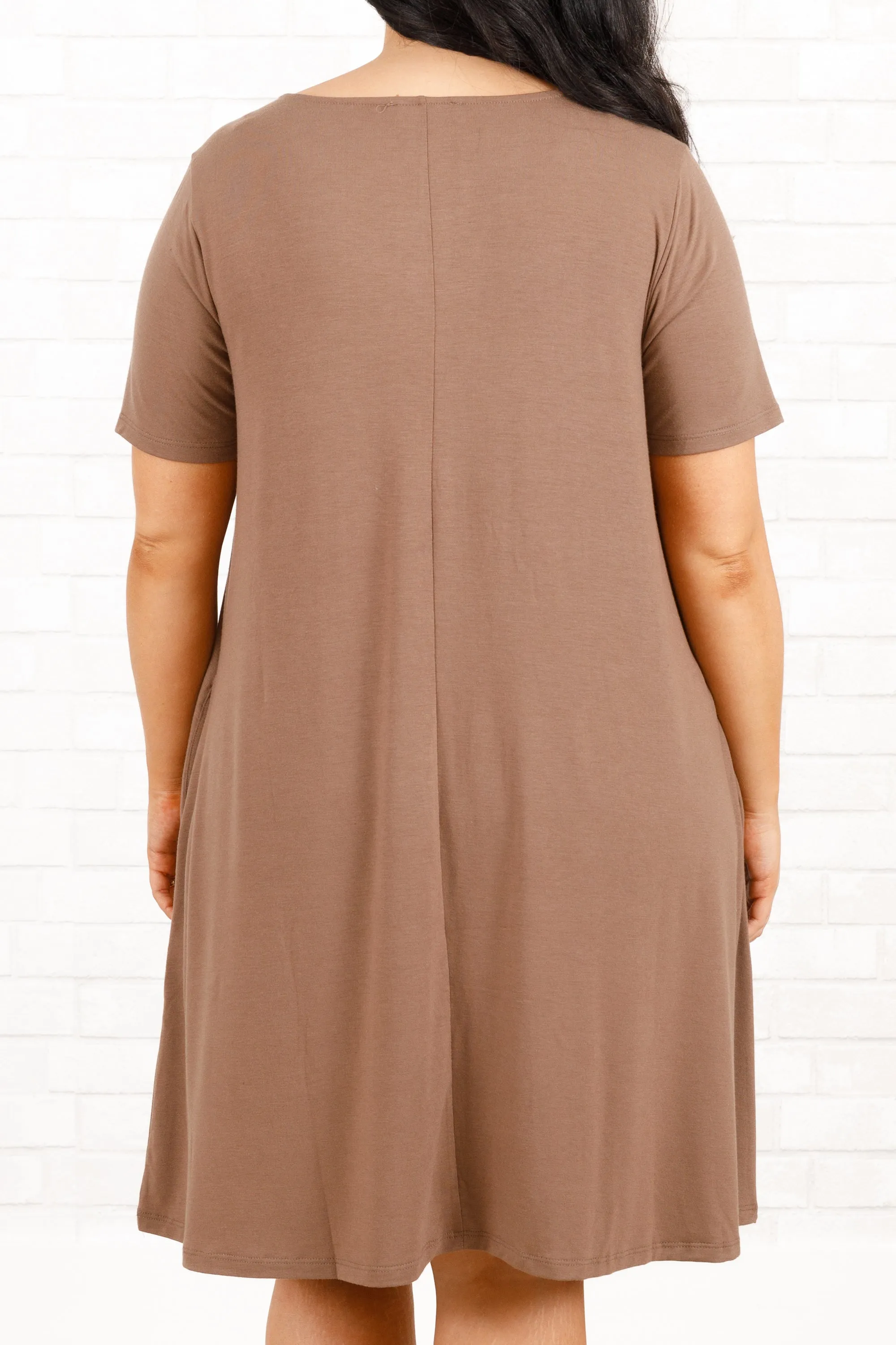 Getting Inspired Dress, Mocha