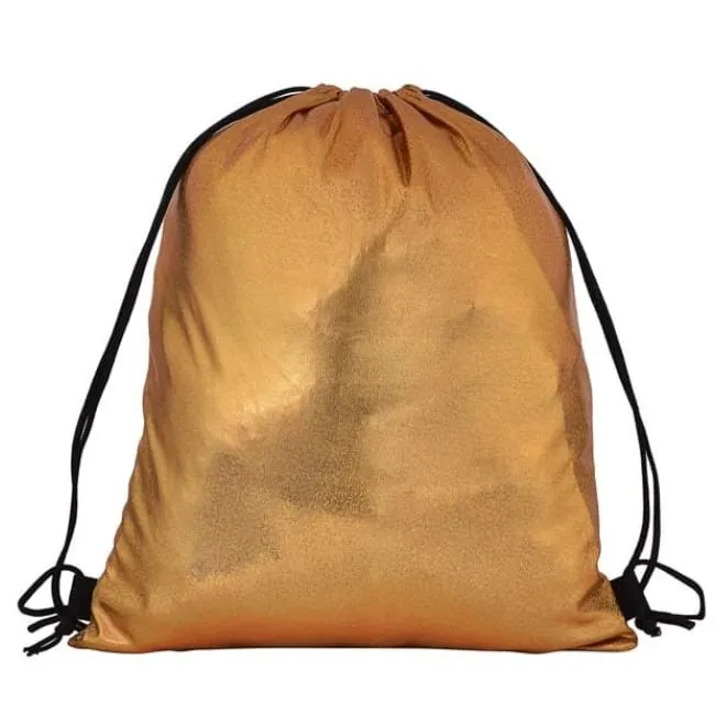 Gold Drawstring Bag