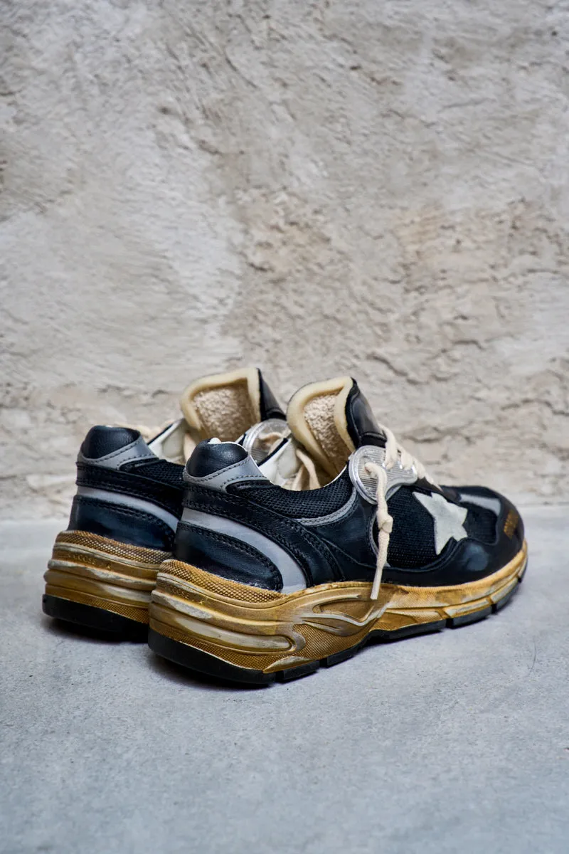 GOLDEN GOOSE Sneakers donna Dad-Star con stella grigio ghiaccio