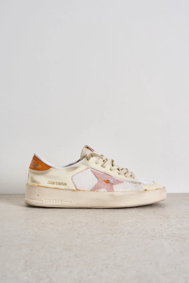 GOLDEN GOOSE Sneakers uomo Stardan con effetto vissuto