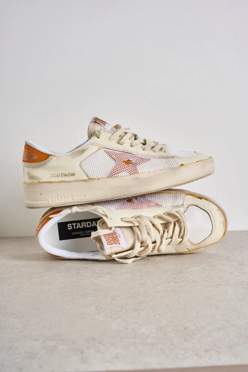 GOLDEN GOOSE Sneakers uomo Stardan con effetto vissuto