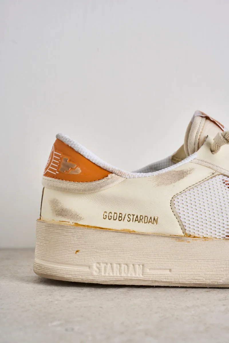 GOLDEN GOOSE Sneakers uomo Stardan con effetto vissuto