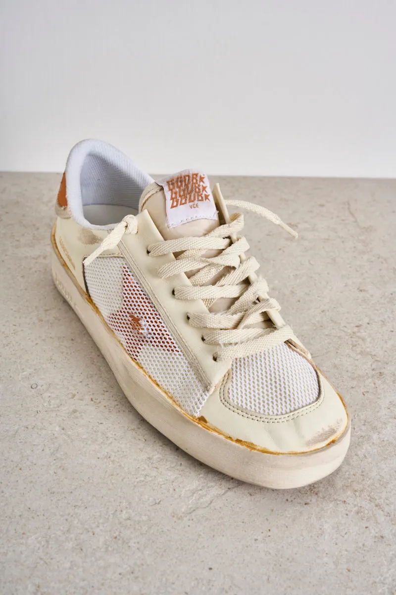 GOLDEN GOOSE Sneakers uomo Stardan con effetto vissuto