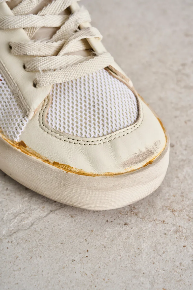 GOLDEN GOOSE Sneakers uomo Stardan con effetto vissuto