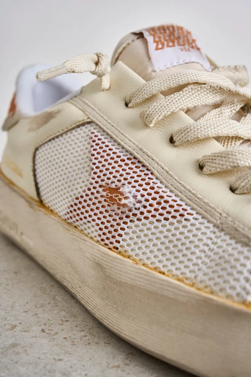 GOLDEN GOOSE Sneakers uomo Stardan con effetto vissuto