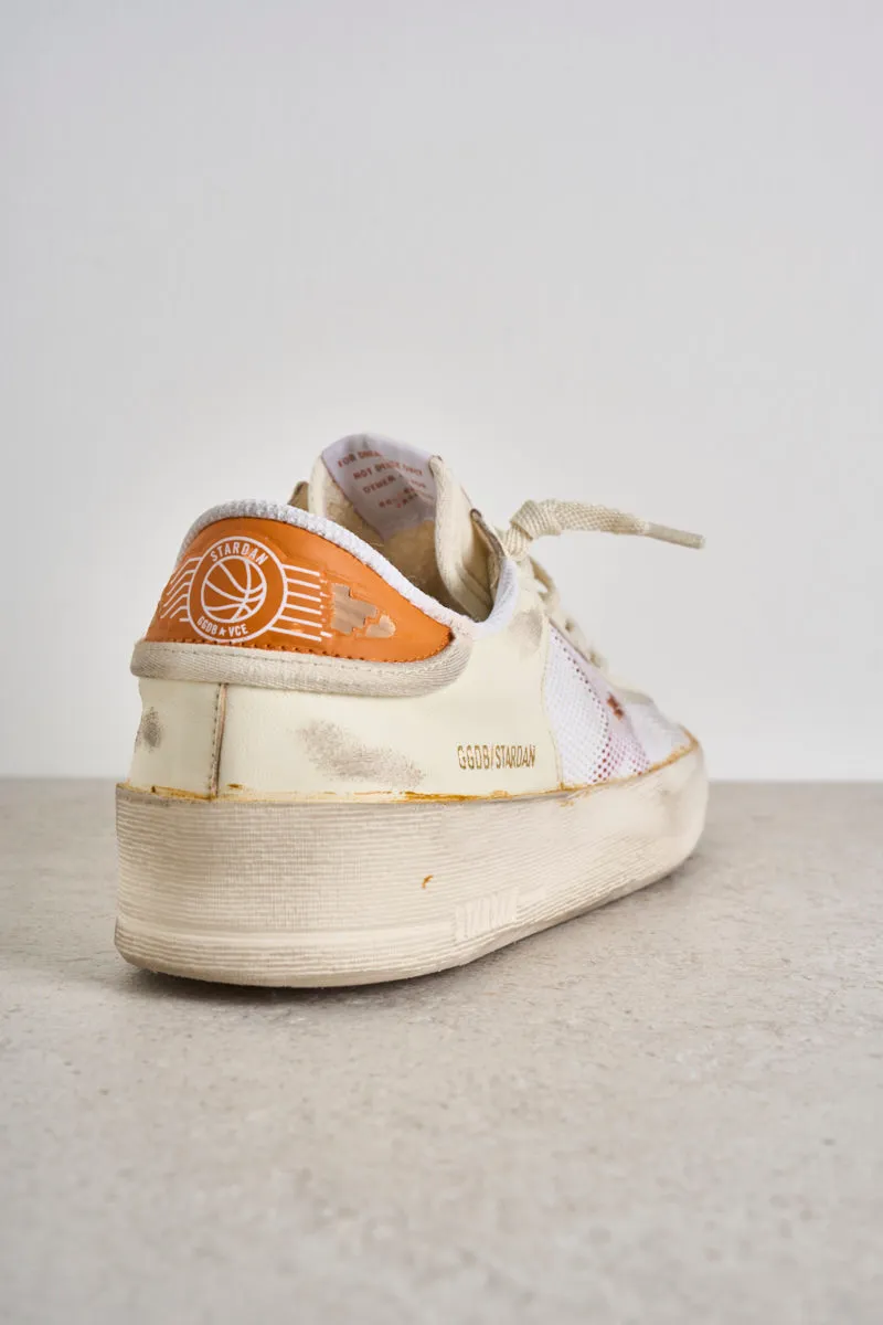 GOLDEN GOOSE Sneakers uomo Stardan con effetto vissuto