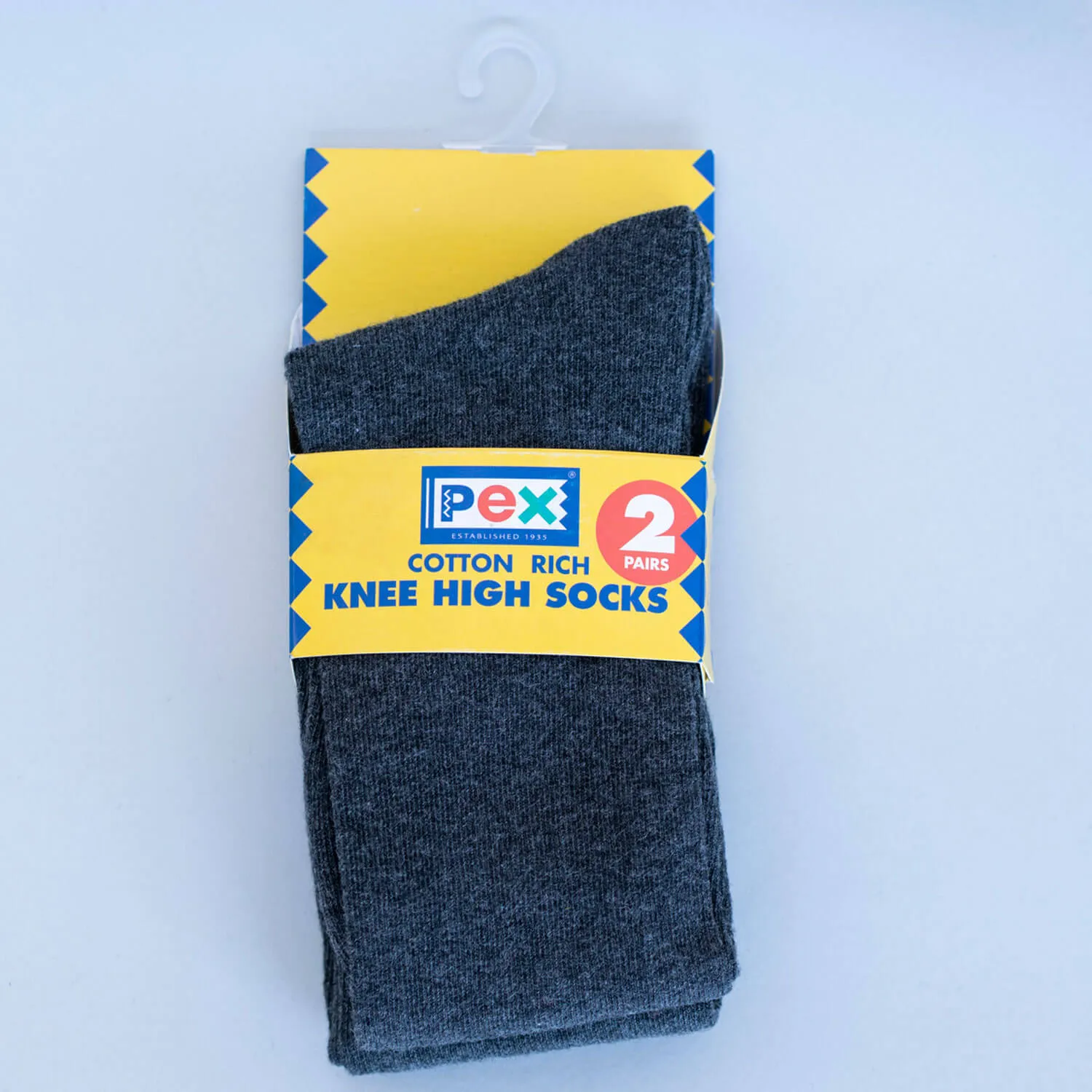 Graduate Socks 2 Pair Pack - Grey