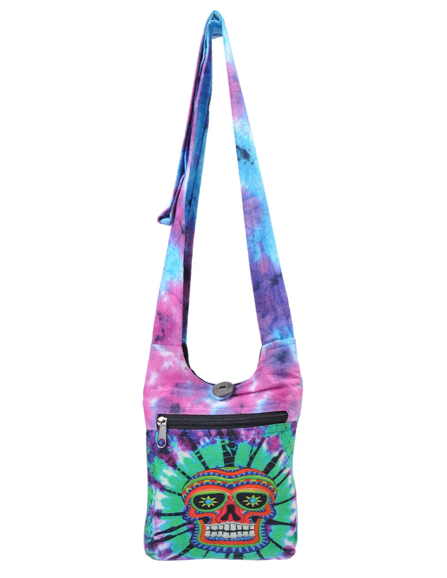 Graphic Print Tie Dye Mini Bag