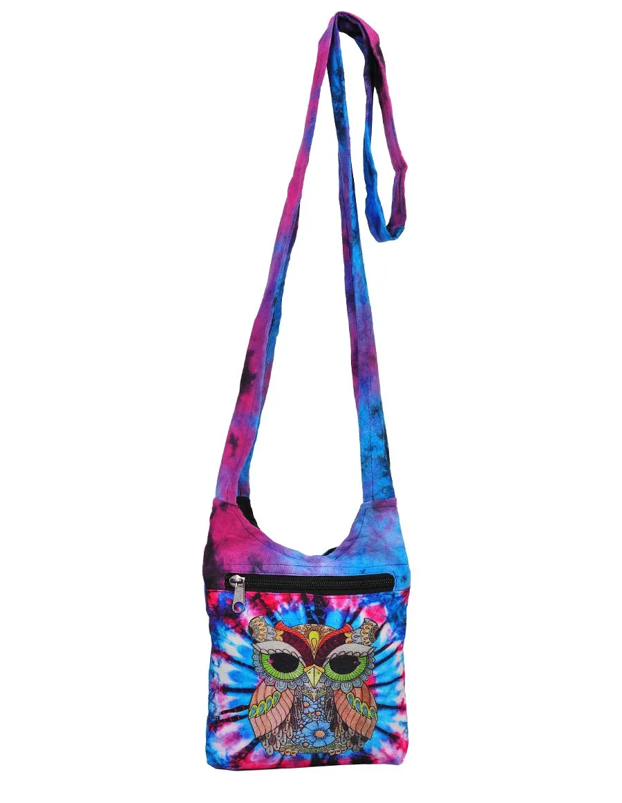 Graphic Print Tie Dye Mini Bag