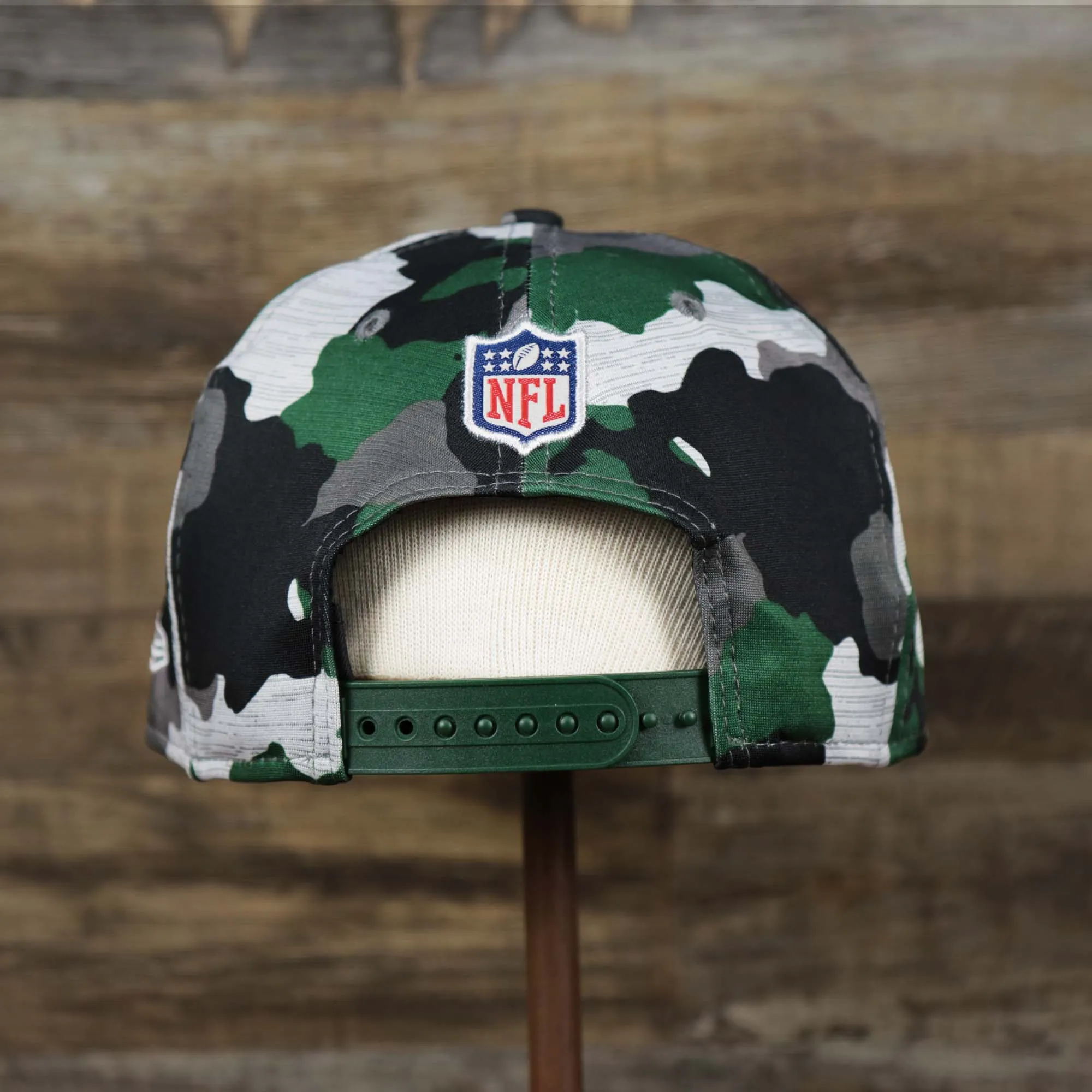 Green Bay Packers NFL OnField Summer Training 2022 Camo 9Fifty Snapback | Green Camo 9Fifty