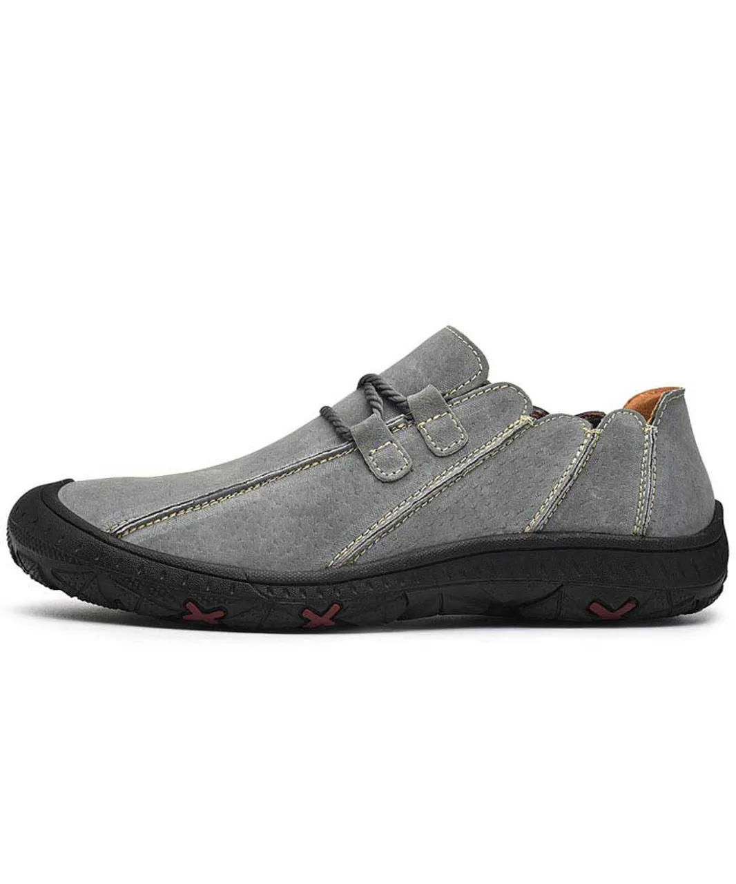 Grey join sewed style casual shoe sneaker