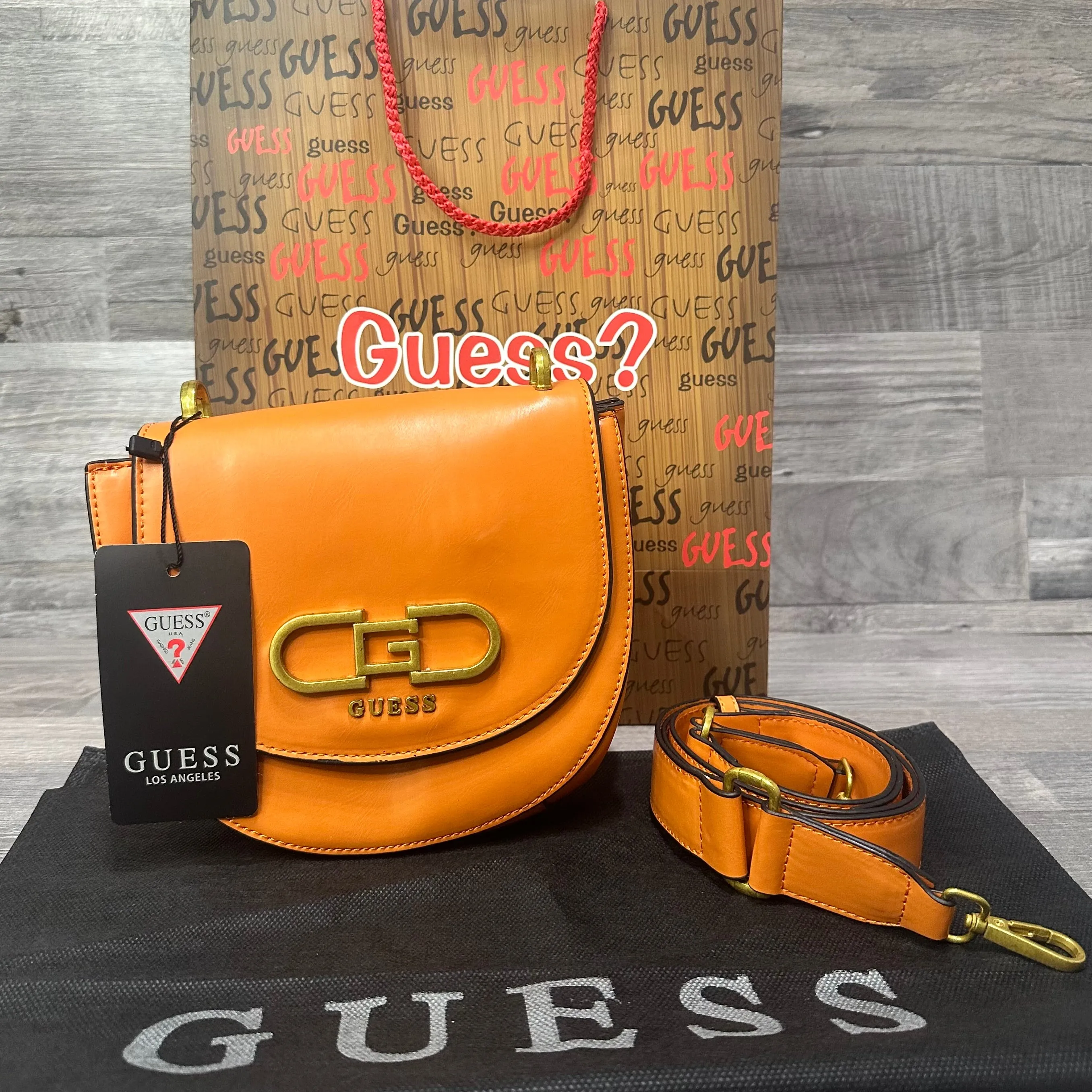 Guess Mini 2024 Orange bags