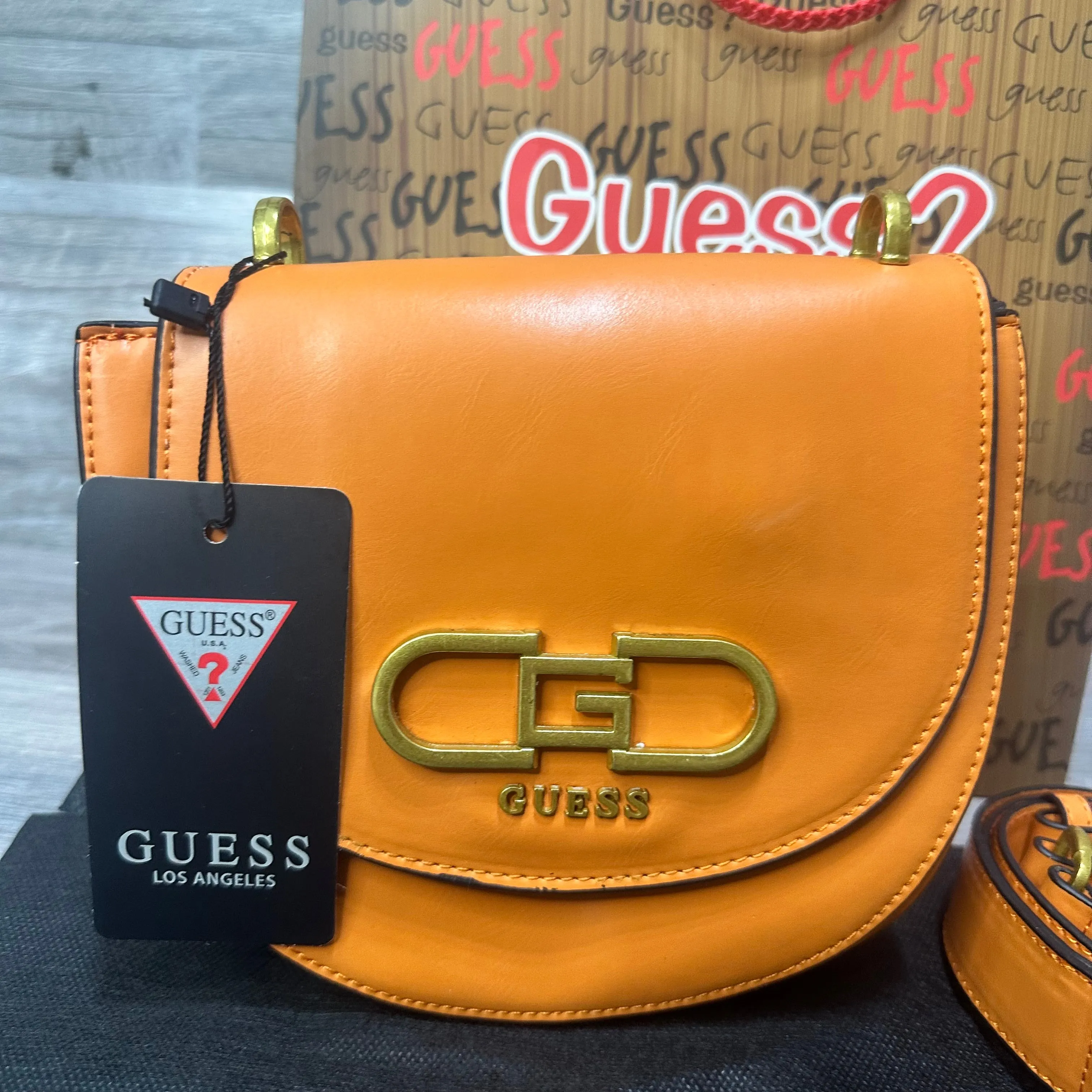 Guess Mini 2024 Orange bags