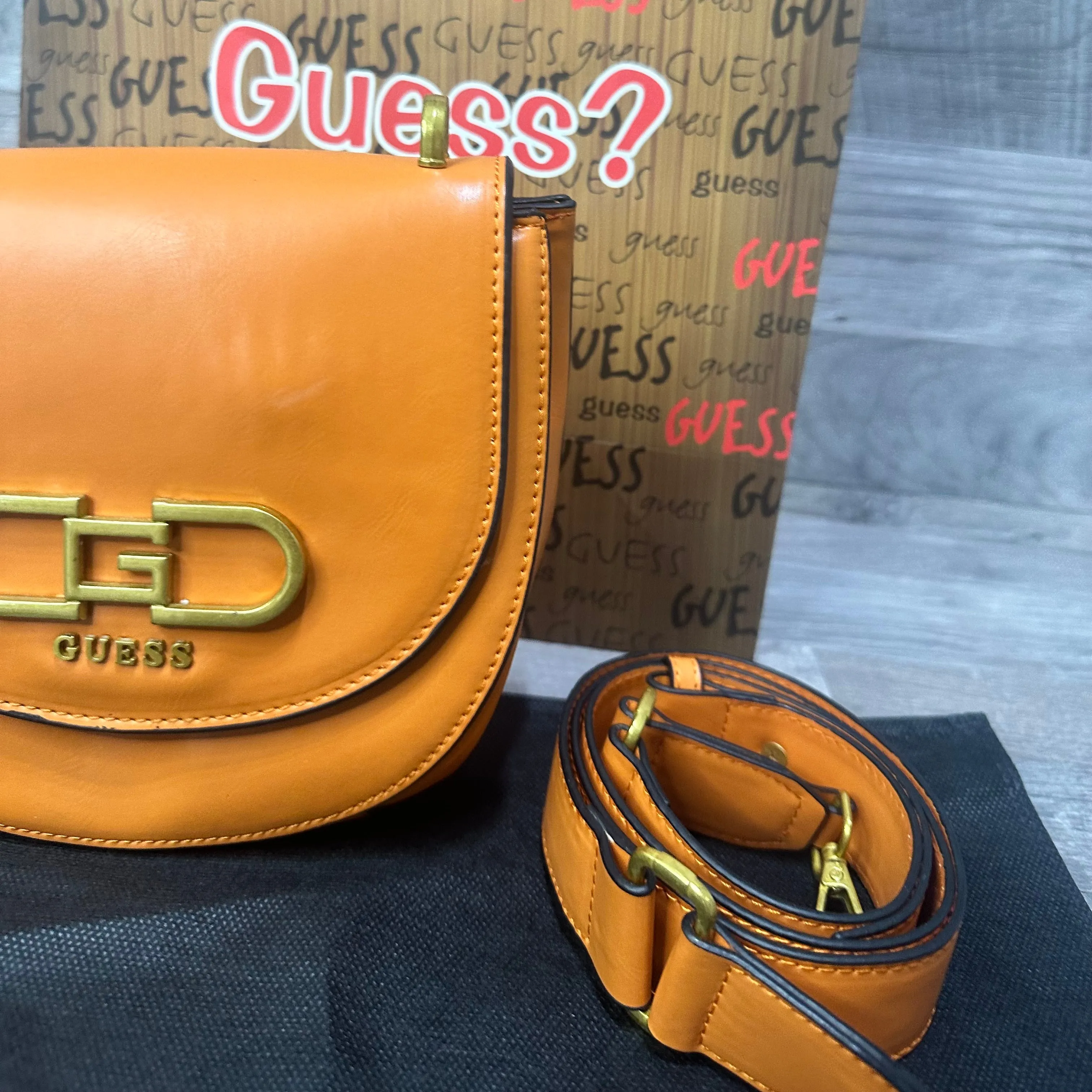 Guess Mini 2024 Orange bags