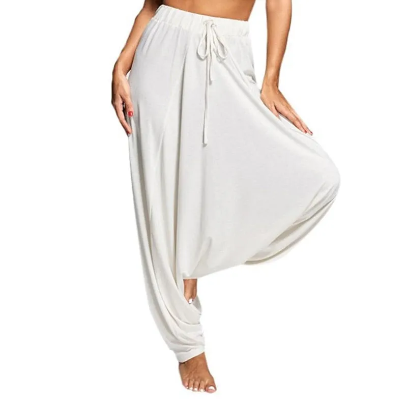 Harem Pants Womens Casual Hippy Loose Trousers