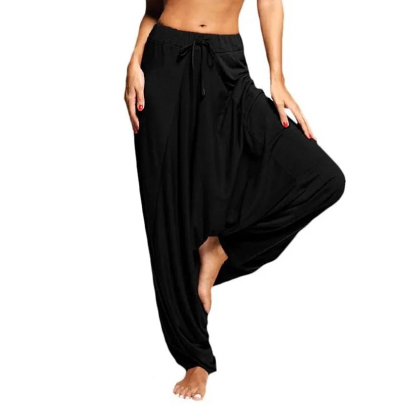 Harem Pants Womens Casual Hippy Loose Trousers