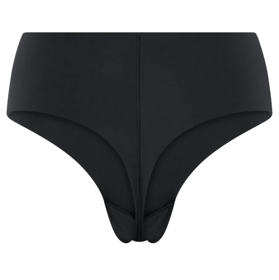 HIGH RISE THONG SVARTAR