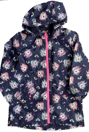 H&M unicorn rain jacket (9-10Y)