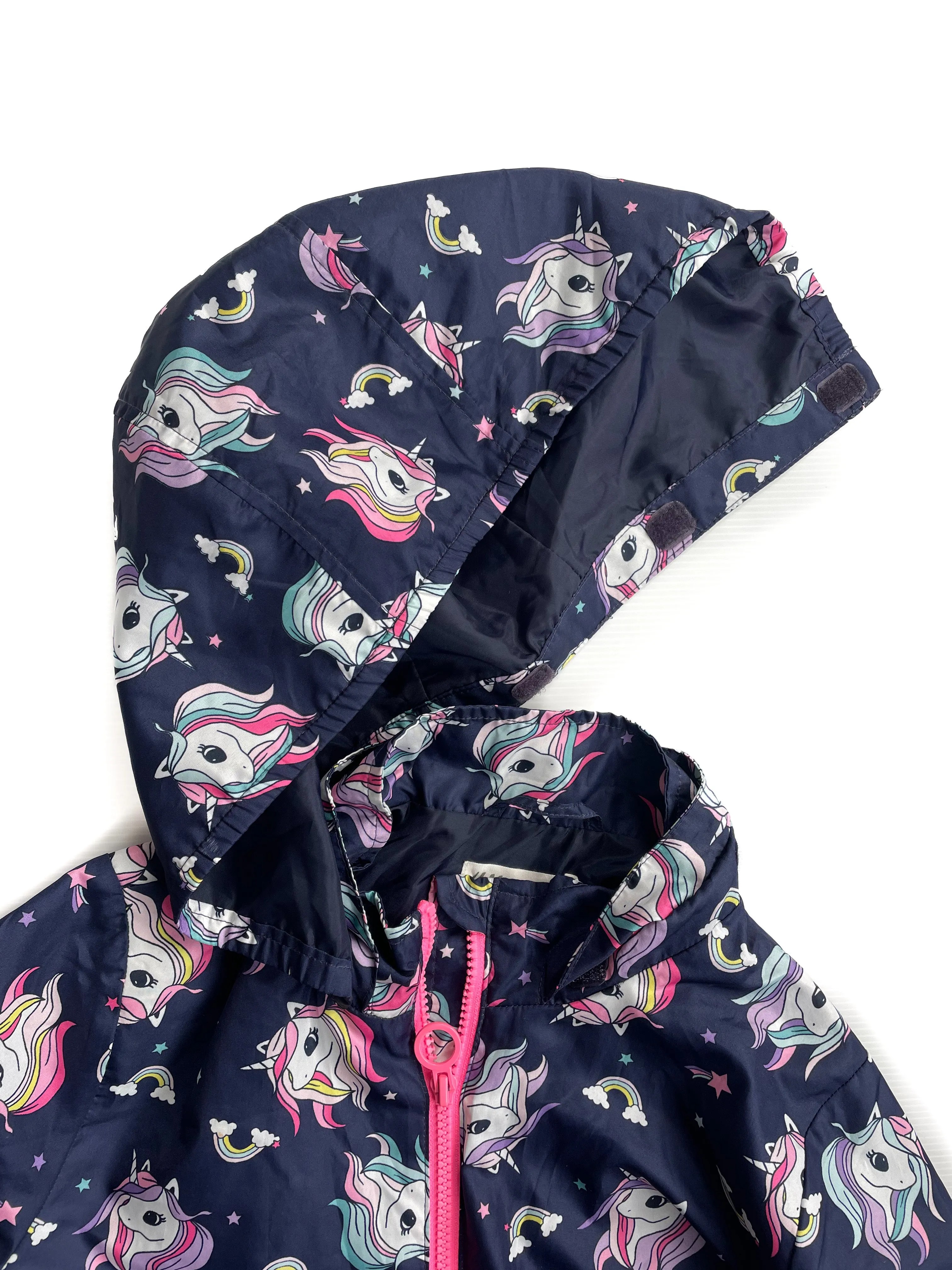 H&M unicorn rain jacket (9-10Y)