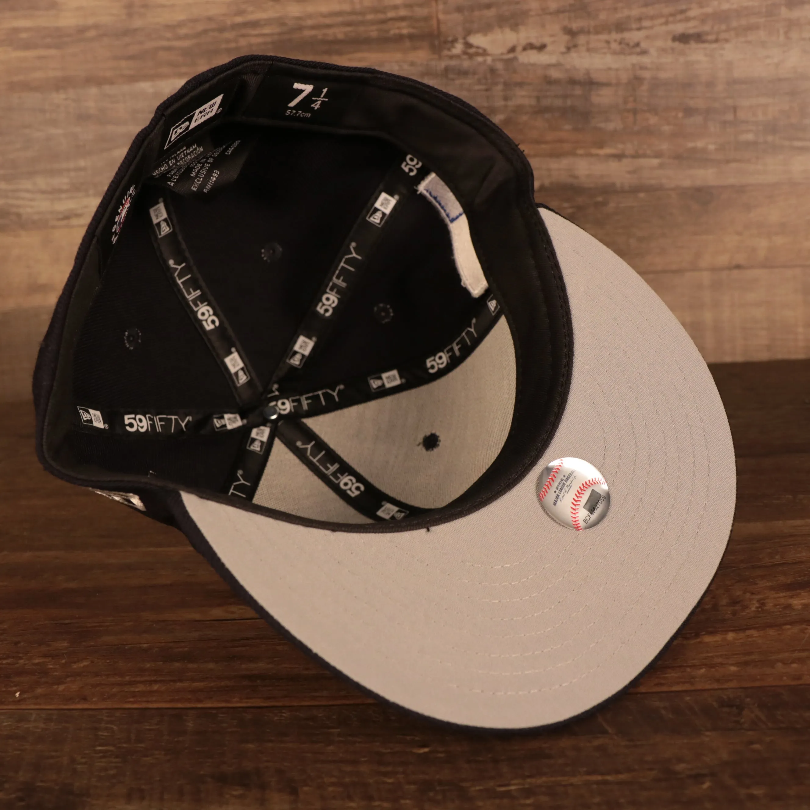 Houston Astros Iced Out Side Patch Cactus Texas Flag Gray Bottom Crystal Icons 59Fifty Fitted Cap