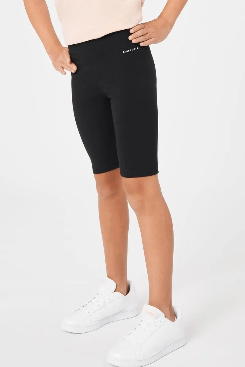 INSPORT JUNIOR LUNA BLACK BIKE SHORTS