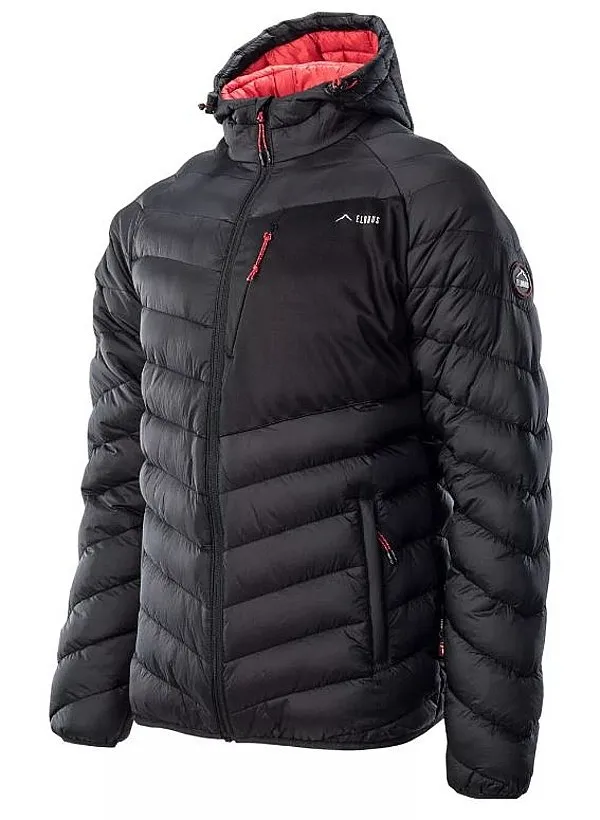 jacket Elbrus Fannar II - Black/Molten Lava - men´s