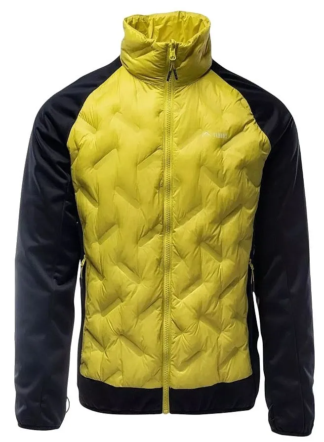 jacket Elbrus Julimar II Primaloft - Black/Citronelle - men´s