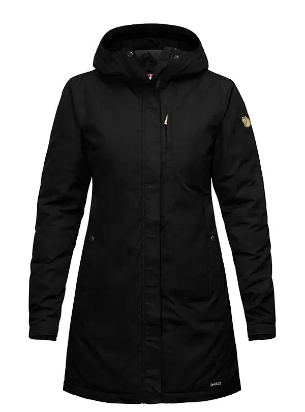 jacket Fjällräven Kiruna Padded Parka - 550/Black - women´s