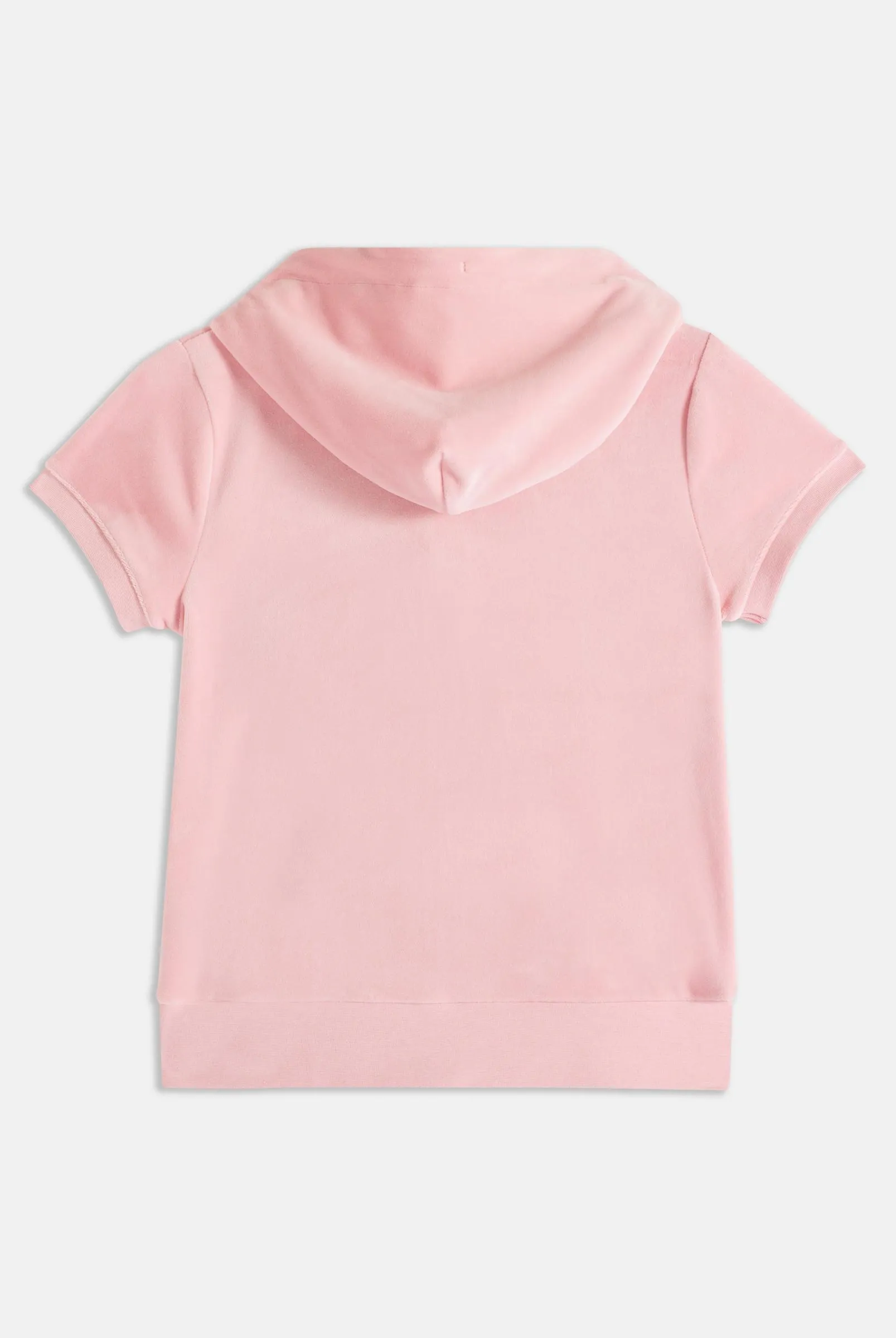 JUICY COUTURE  |Street Style Plain Short Sleeves Logo Cropped Tops