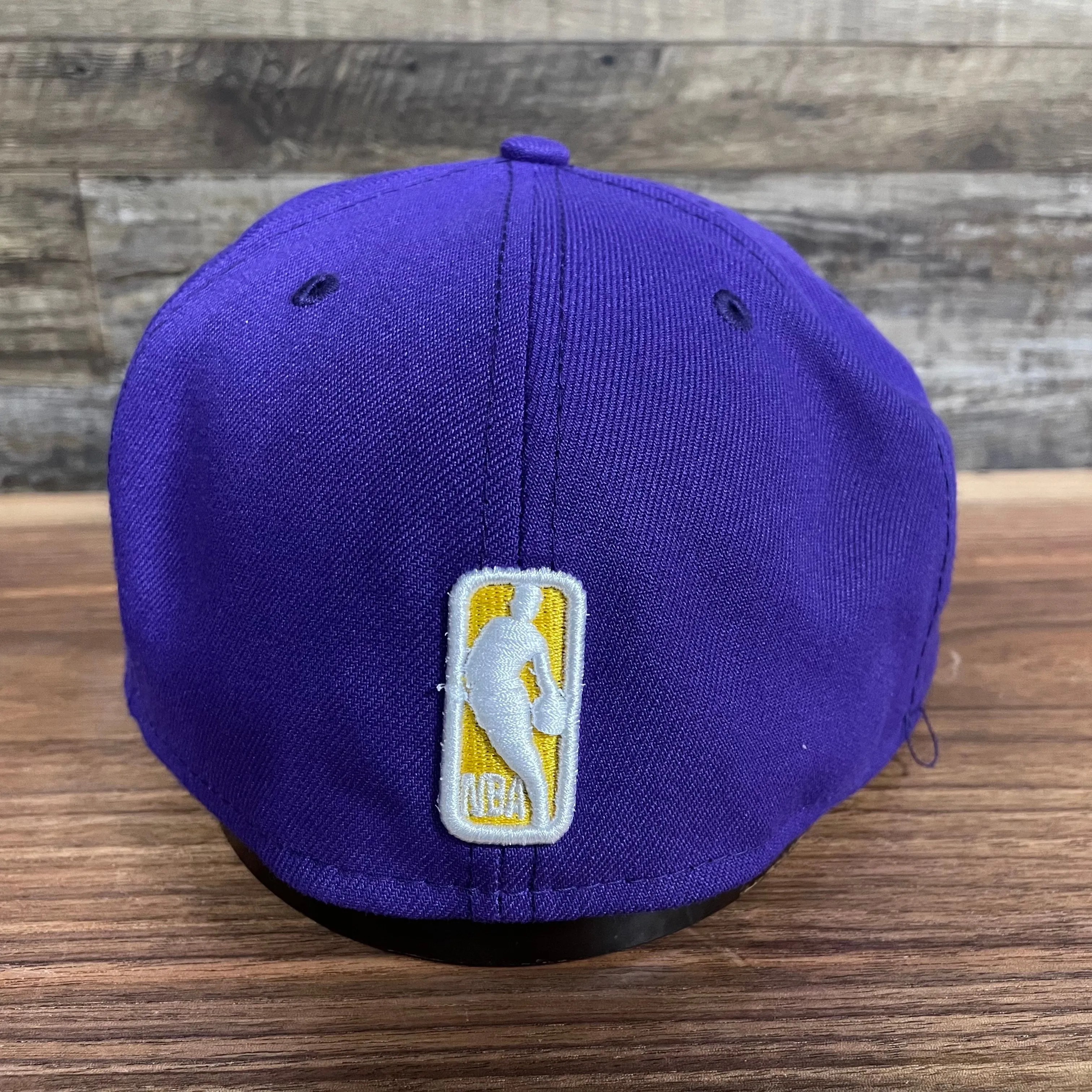 Los Angeles Lakers City Cluster Side Patch Gray Bottom Purple 59Fifty Fitted Cap