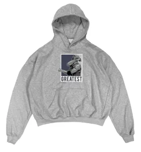 Mj Greatest Cool Grey 11's Tee Grey Hoodie