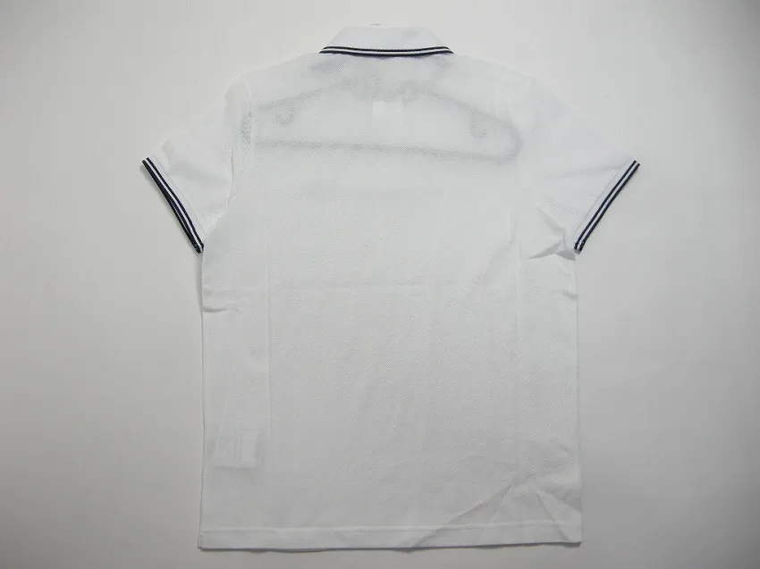 MONCLER  |Size XXL◆MONCLER MAGLIA POLO MANICA C POLO SHIRT White Men's