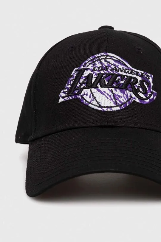 New Era cotton baseball cap black color LOS ANGELES LAKERS