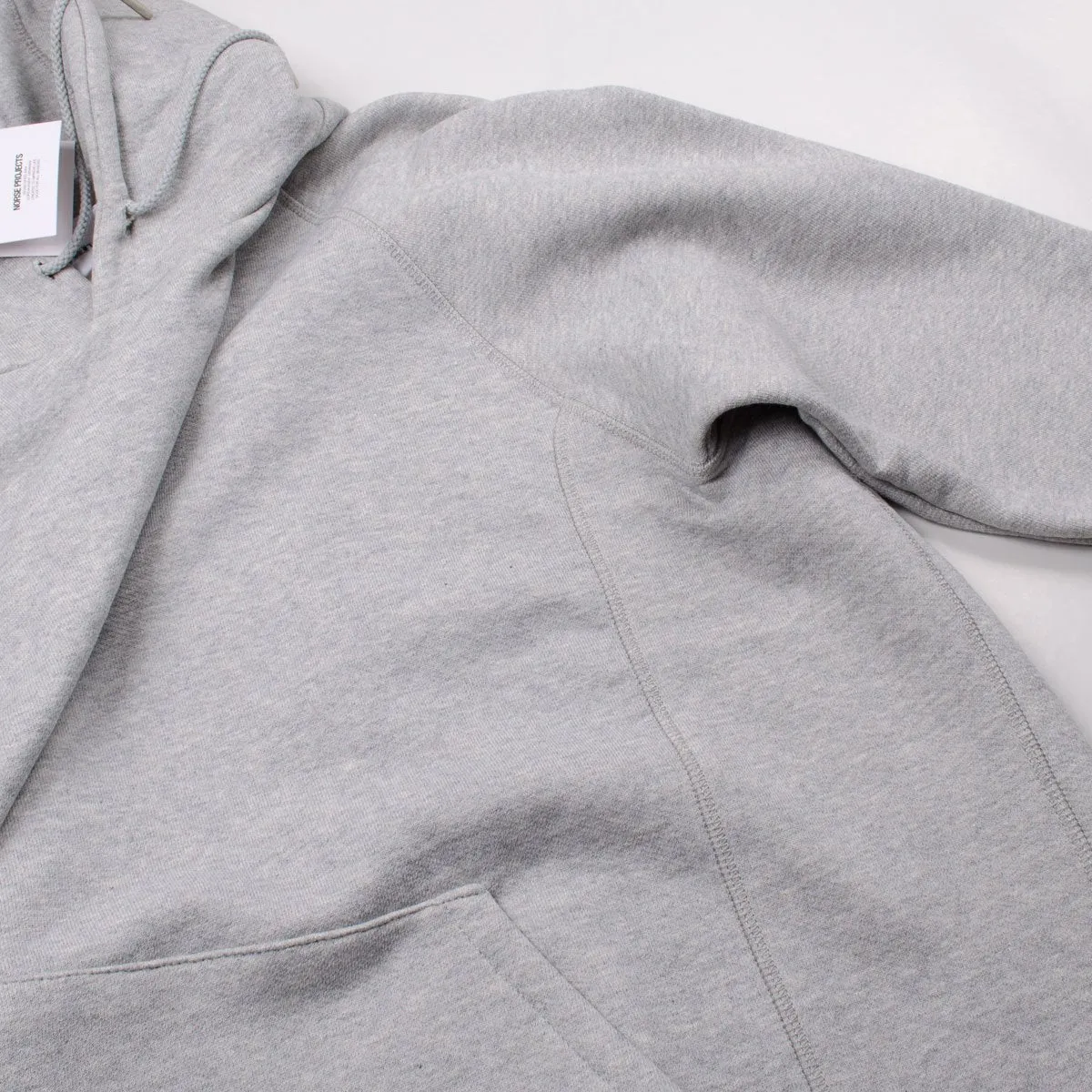 Norse Projects - Ketel Summer Classic Hoodie - Light Grey Melange