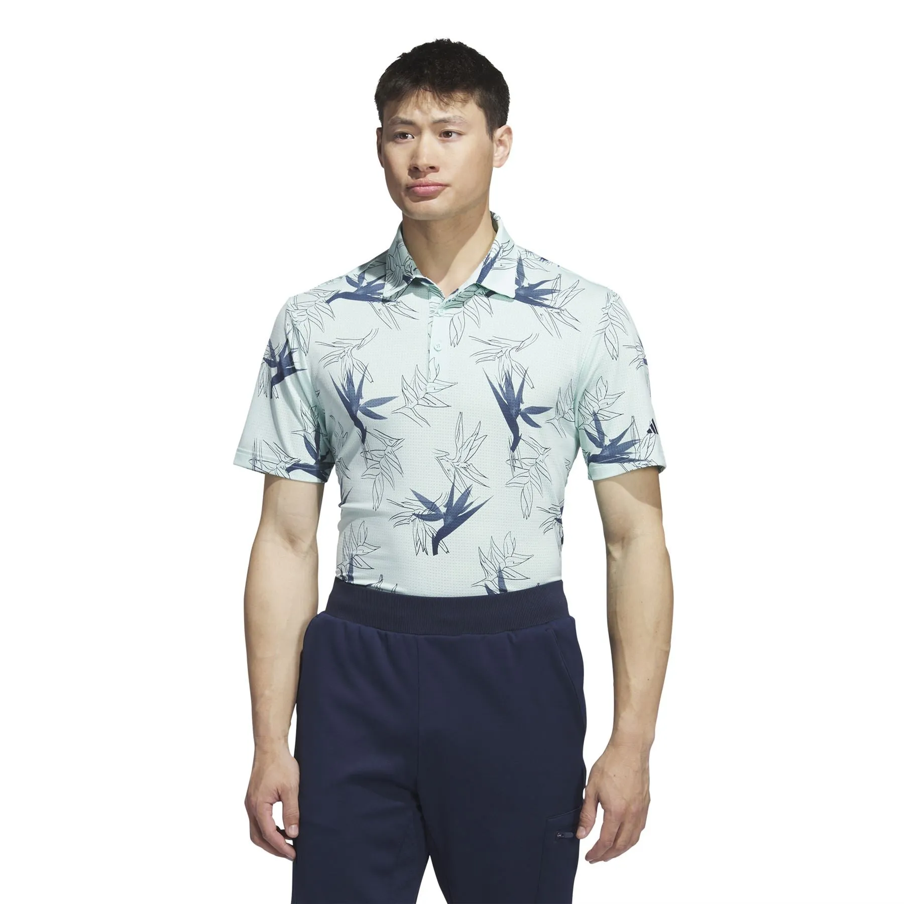 Oasis Mesh Polo Semi Flash Aqua - W23