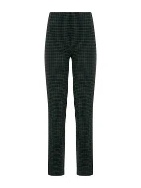 Pantalone a sigaretta in tessuto Eco Jacquard - Fant. Kombu Green