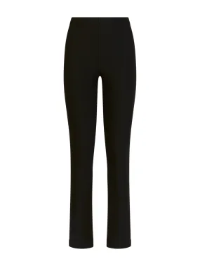 Pantalone a sigaretta in tessuto Winter Cotton Stretch - Nero