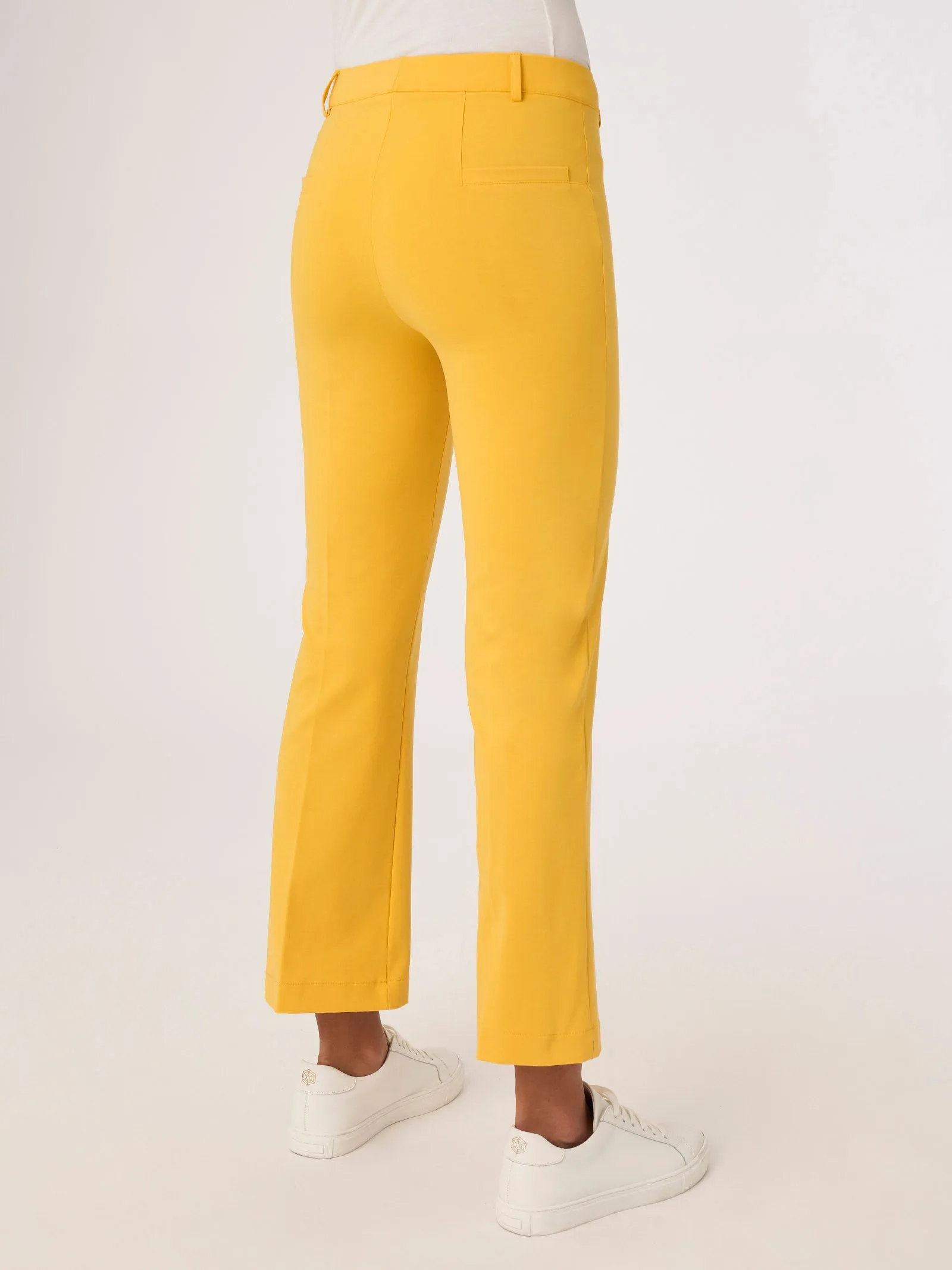 Pantalone Flare in Compact Light - Mimosa