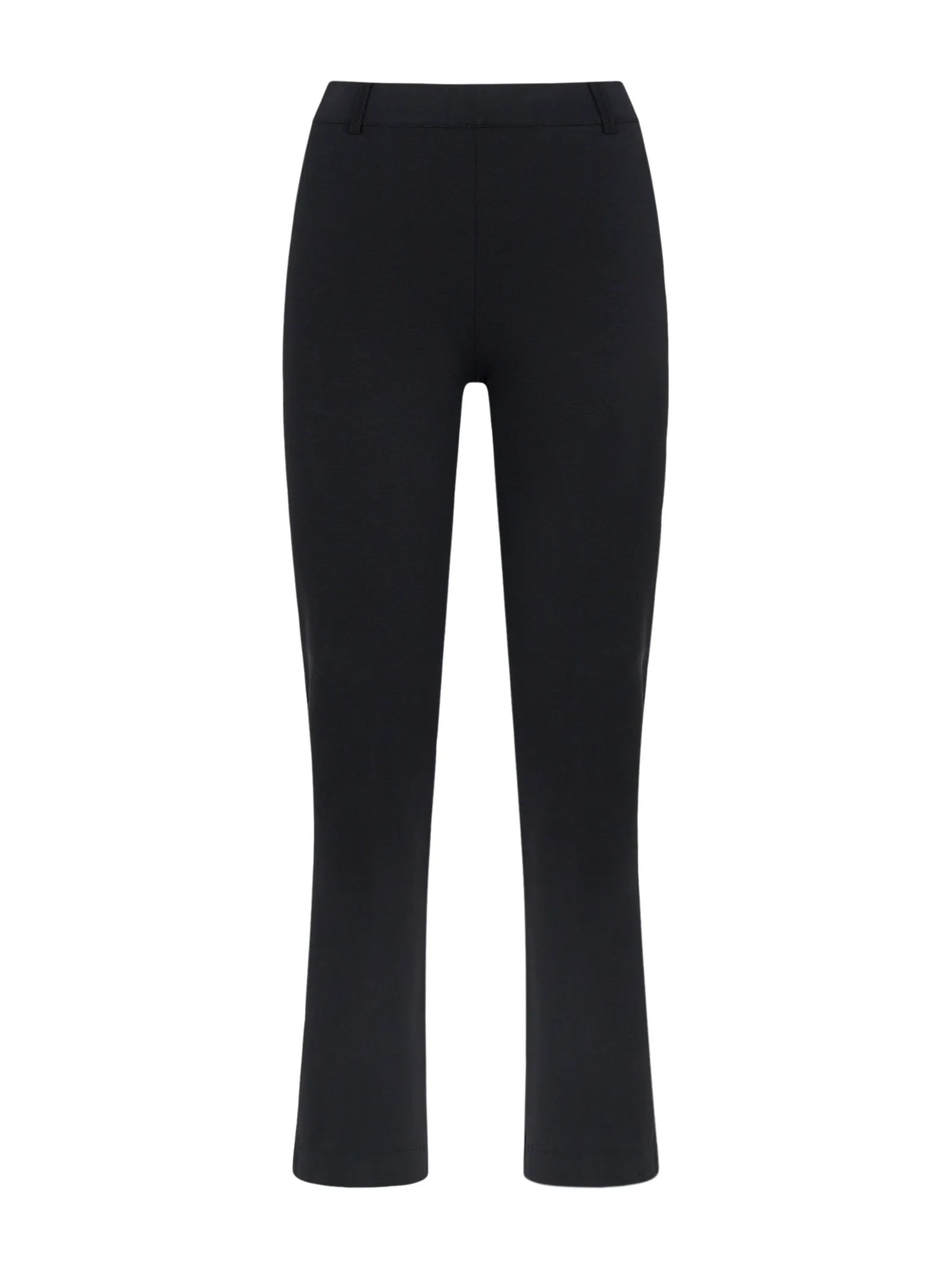 Pantalone Flare in Compact Light - Nero