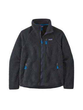 Patagonia Men's Retro Pile Fleece Jacket :  Pitch Blue w/Endless Blue