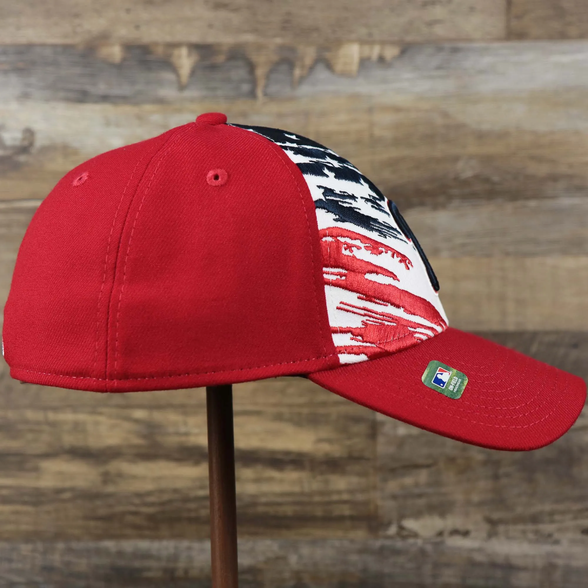 Philadelphia Phillies 2022 4th of July Stars And Stripes 39Thirty | Navy FlexFit Cap