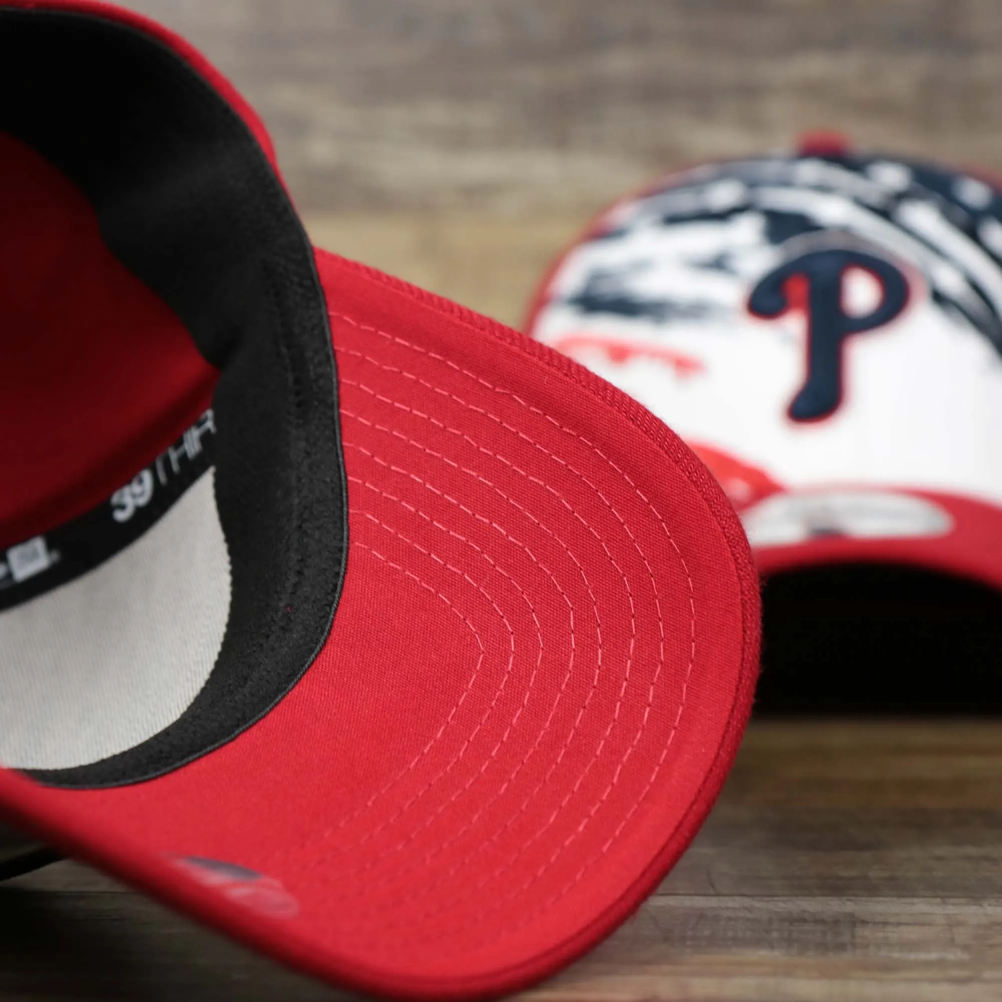 Philadelphia Phillies 2022 4th of July Stars And Stripes 39Thirty | Navy FlexFit Cap