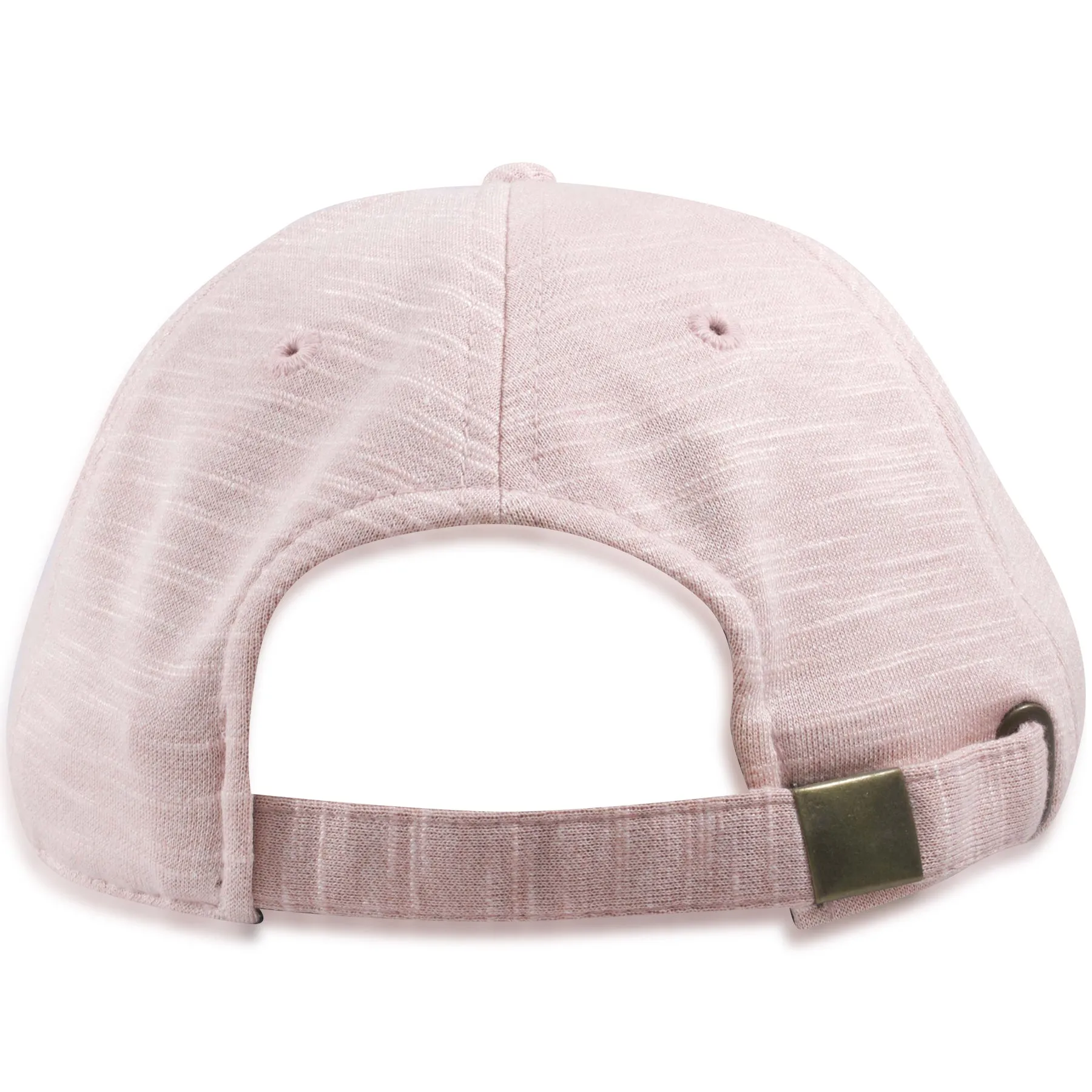 Pink Melange Blank Adjustable Baseball Cap