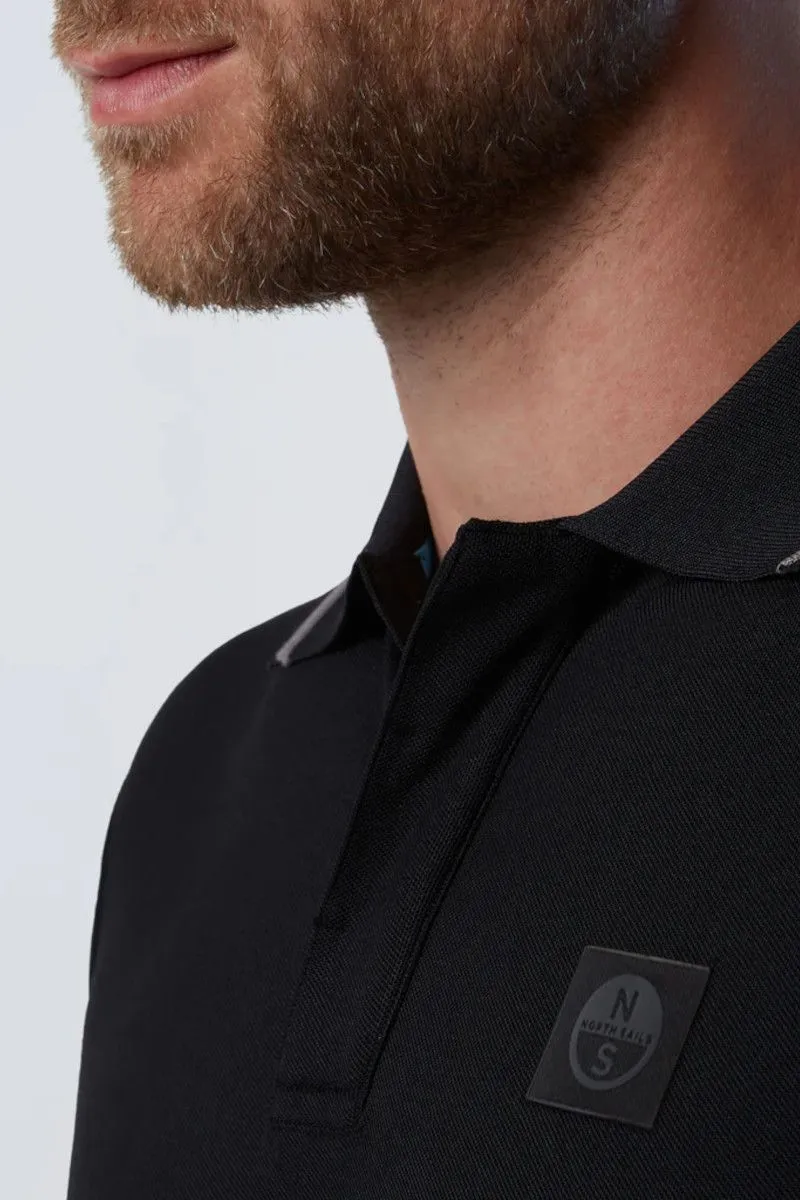 Polo Coolmax uomo Nero