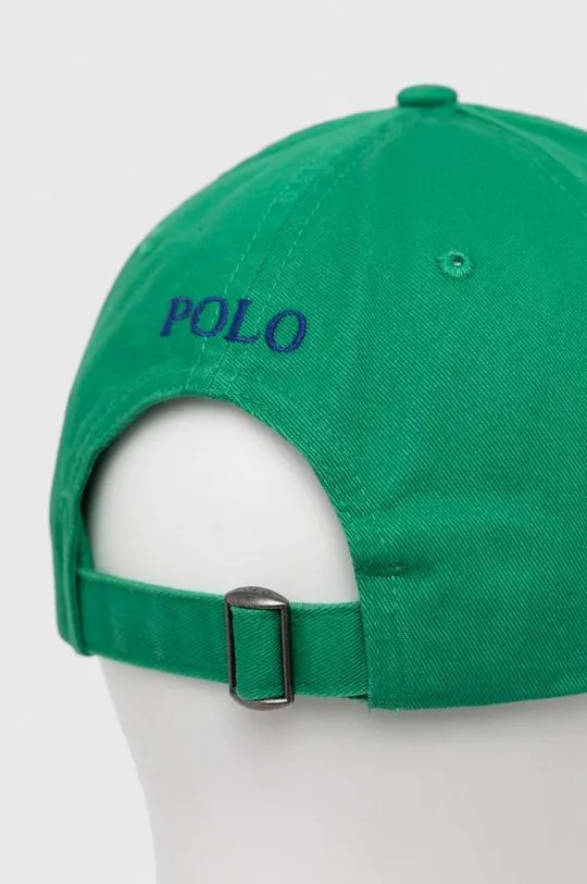 Polo Ralph Lauren cotton baseball cap green color 710667709