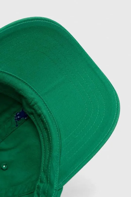 Polo Ralph Lauren cotton baseball cap green color 710667709