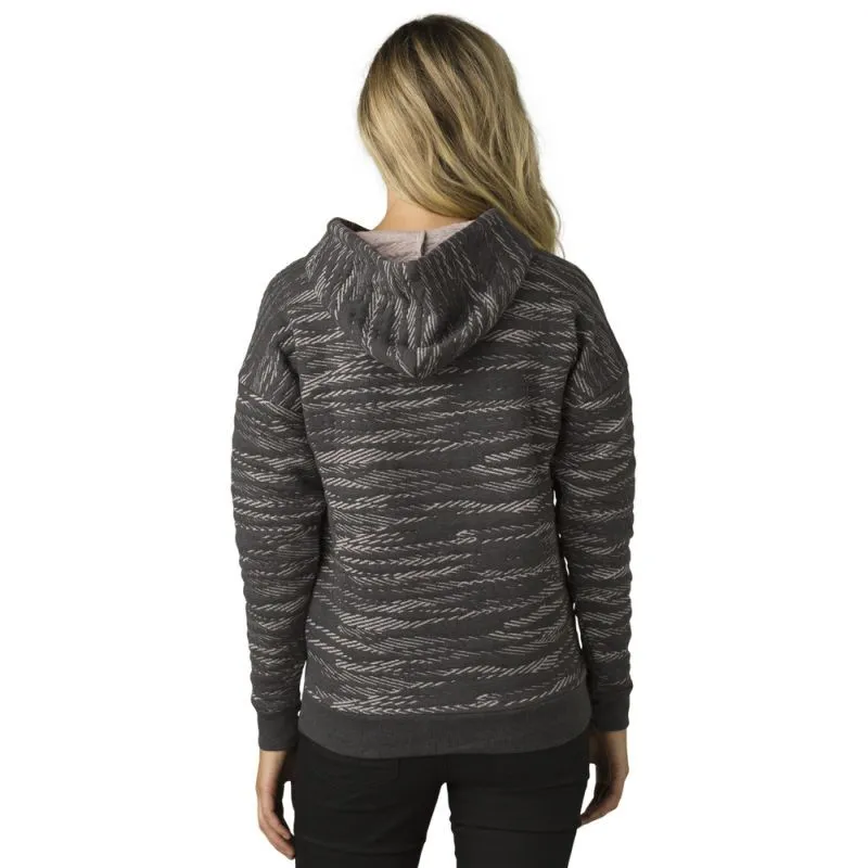 Prana  Carin Hoodie Magnet Grey - Felpa con cappuccio - Donna