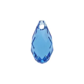 PRESTIGE Crystal, #6010 Briolette Pendant 11x5.5mm Cool Blue (1 Piece)