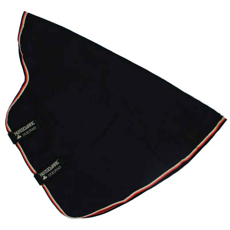 Rambo Optimo 200g Stable Hood - Black/Tan/Orange