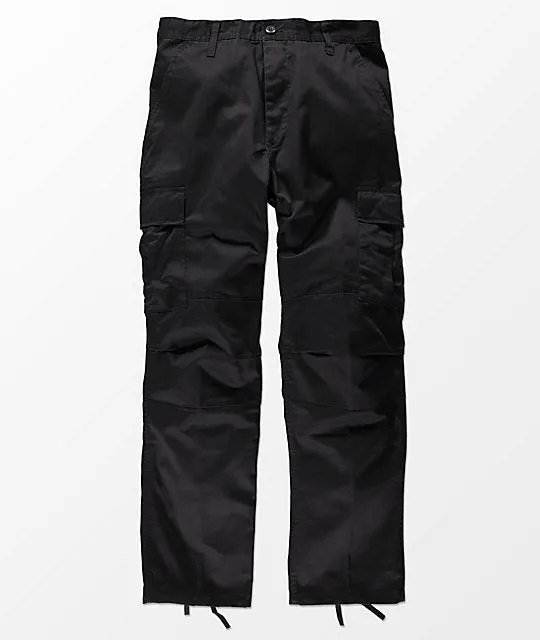 Rothco Tactical BDU Solid Black Cargo Pants